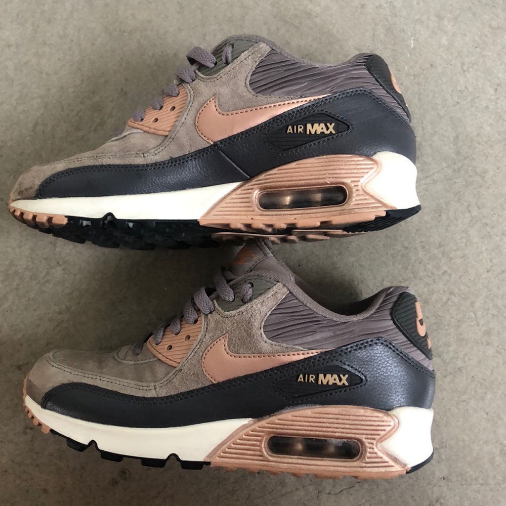 Nike AirMax rose gold and gray - 6.5 womens